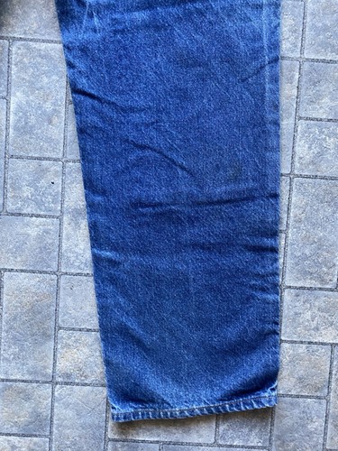Carhartt B154 PRW Men’s 34x32 Blue Denim Double Knee Pants - Picture 16 of 19