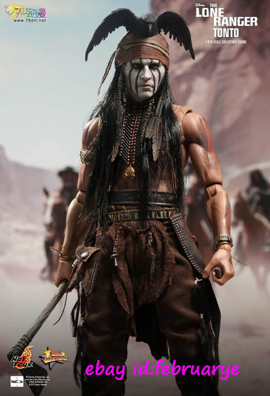 Perfect Hot Toys 1/6 Mms217 The Lone Ranger Tonto Actiaon Figures