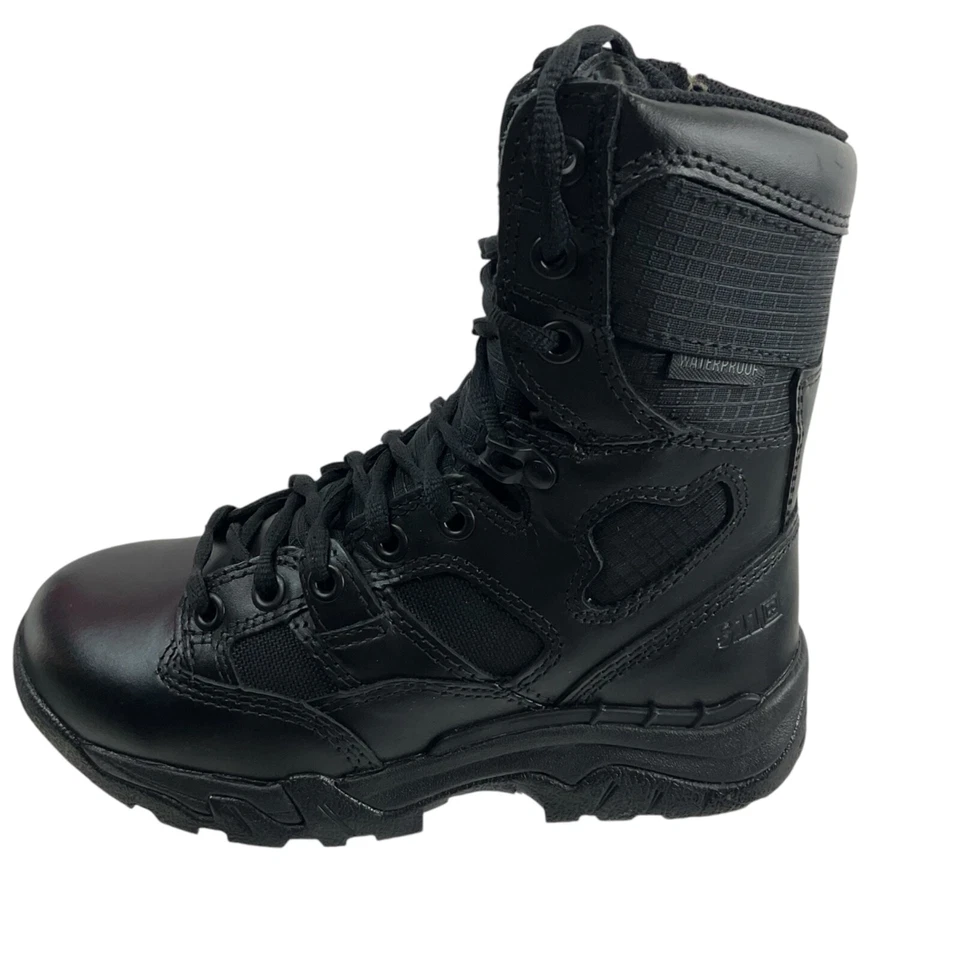 5.11 Tactical Boot Mens Sz 4 Womens Sz 6 Black Taclite 8in Side Zip 12034 $174 - Image 3 of 4