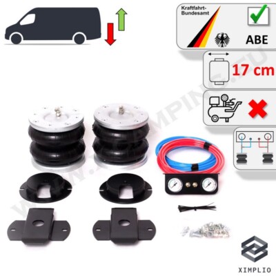 Luftfeder 17cm Zweikreisanlage für Citroen Jumper X250 X290-X295 14-21 Wohnmobil