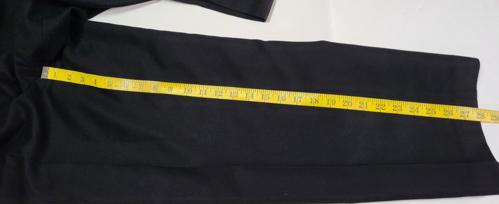 Talbots Solid Black Fully Lined Wool Dress Pants … - image 10