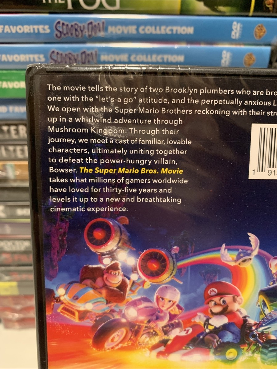 The Super Mario Bros. Movie DVD Chris Pratt Brand New 🍄 Buy 3 Get
