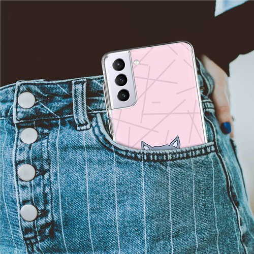 Funda TPU Suave Transparente para Samsung Galaxy S24 S23 A15 A35 A16 Divertida Gato Teléfono Cubierta - Imagen 72 de 78
