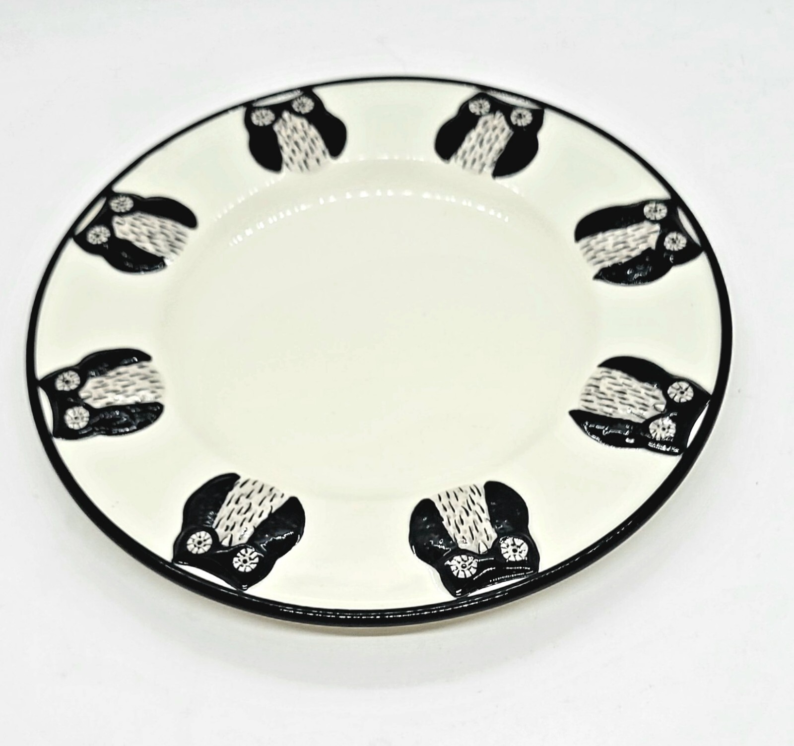 Kate Williams Owl 8" Dessert Plate By Global Design Connections | eBay