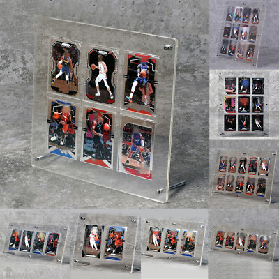 1x 2-12 Slot Trading Cards Display Frame Holder 35-75pt for TCG PTCG ...