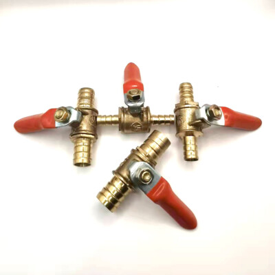 Valvola A Sfera In Ottone A 3 Vie Per Tubo Flessibile Da 12 - Foto 2