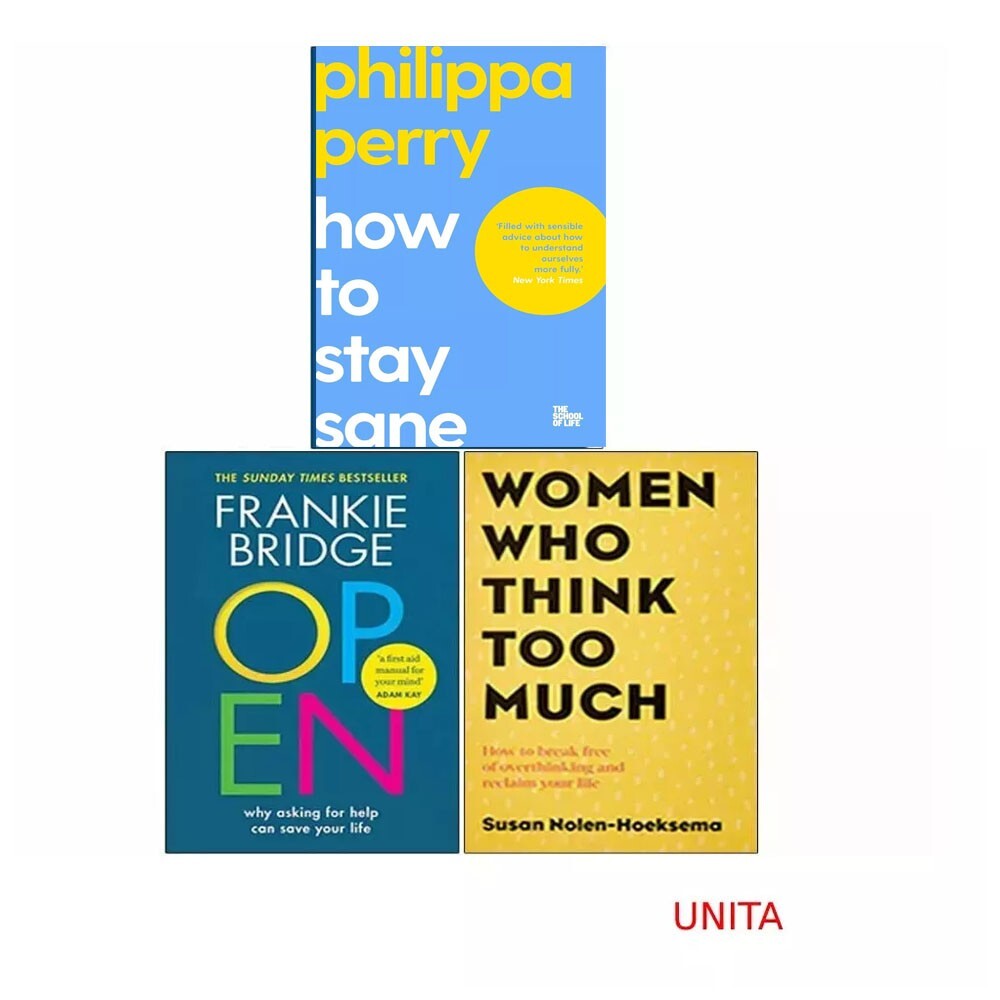 How To Stay Sane,OPEN,Women Who Think Too Much 3 Books Collection Set