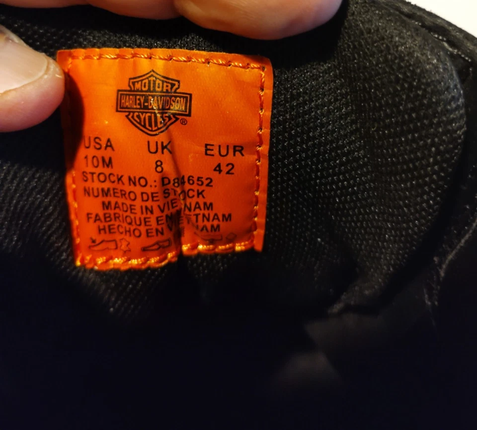 NUEVAS botas con cordones Harley-Davidson para mujer talla 10 M Beason 5,25" para motocicleta D84652 Foto 3 de 4