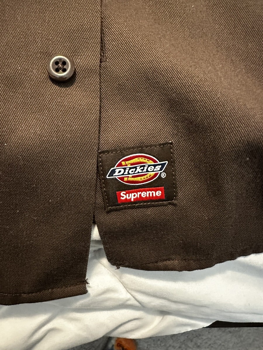 トップス supreme Dickies Stripe Work Shirt Supreme Dickies Stripe S S Work Shirt (SS22) - $118