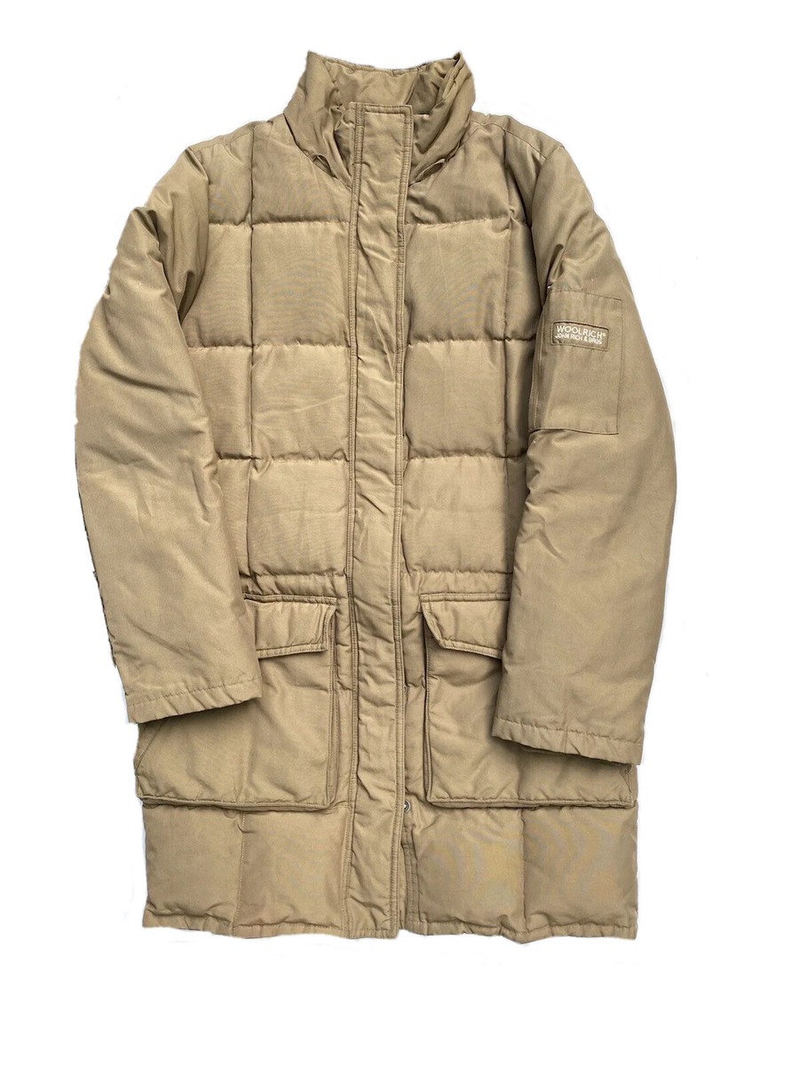 Woolrich Blizzard Parka XS Down Coat Vintage Beige John Rich Woolrich Blizzard Parka XS Down Coat Vintage Beige John Rich