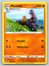 Machoke 087/196 Uncommon Lost Origin Pokemon Card - NM Near Mint