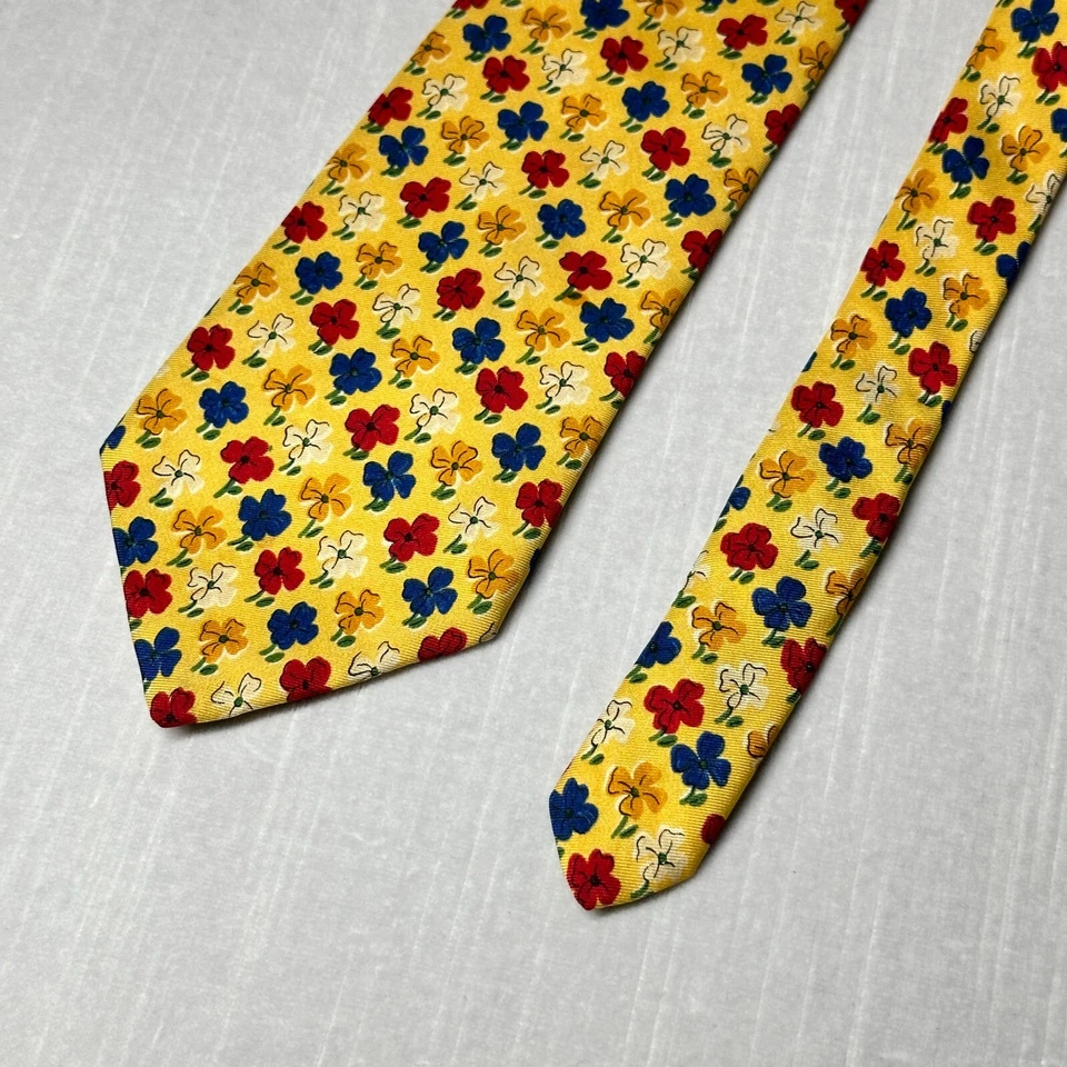 Corbata de cuello ancha tradicional de seda Brooks Brothers Makers para hombre con:3,75" por L:59" Foto 4 de 4