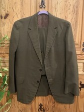 Vintage 60s 2-PC Suit Green 40 Mod Towncraft-Style Rockabilly Mad Men Rat Pack