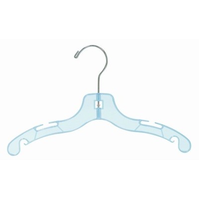 Children's Blue Plastic Dress Hanger 12'' (pack of 25)