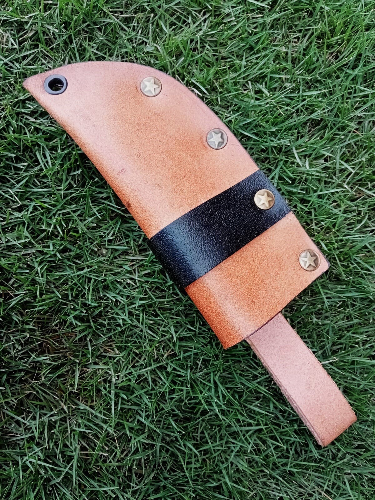 Hand Stitch Crafted Leather Knife Sheath Fixed Blade Knife Sheath Belt