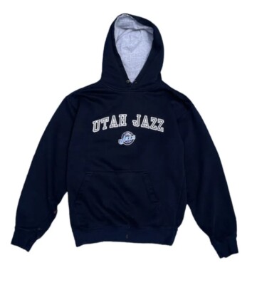 Vintage Utah Jazz 212 Fahrenheit Size M Hoodie Sweatshirt Fleece NBA