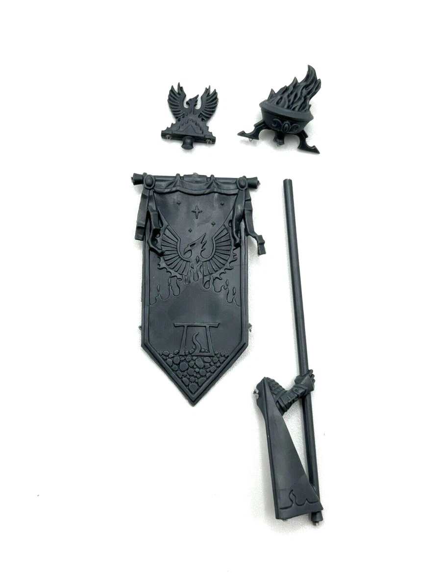 Bits Warhammer High Elf - Boucliers Et Icônes Pour Elven Spearmen (x16) - Pièces Détachées Non Assemblées