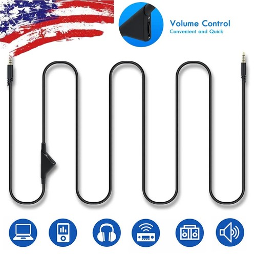 2M Replacement Audio Cable Cord Volume Control for Astro Gaming Headset A10 A40