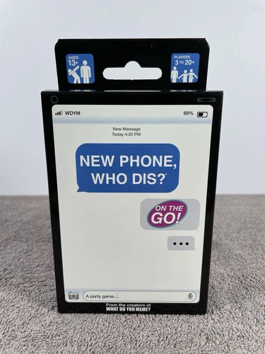 New Phone, Who Dis? - Party Game - On The Go Edition