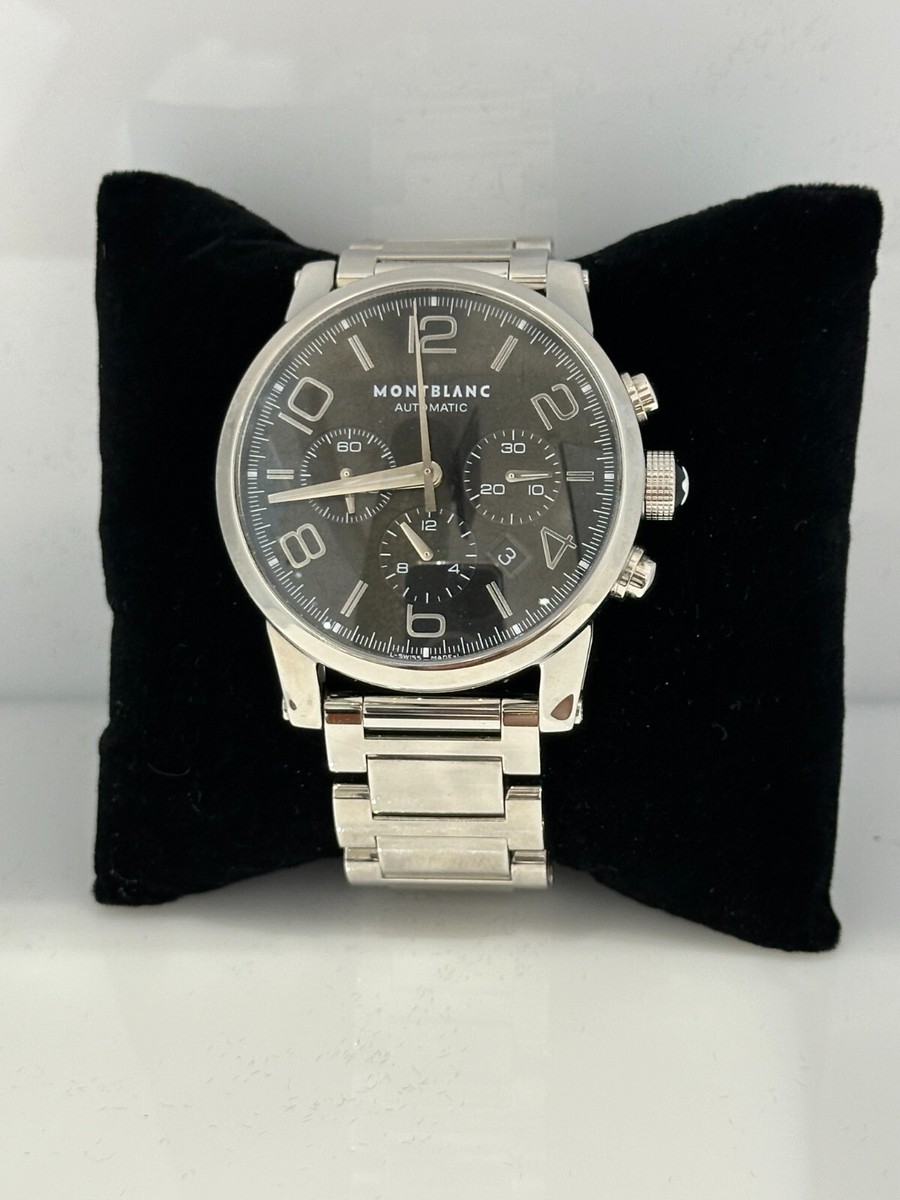 Montblanc Timewalker 7069 Chronograph Automatic Watch Black Dial