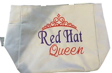 Red Hat Society Sturdy Canvas Tote Bag
