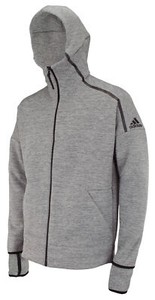 adidas men's full zip hoodie