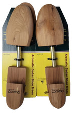 Two Pairs New Rochester Aromatic Cedar Shoe Trees Mens 8 Wide to 12 Narrow USA