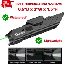 1700 Lumen Rifle Laser Light Combo Green Laser Picatinny M-Rail Tactical Strobe