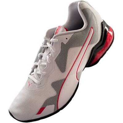 Men’s Sneakers Size 11.5 PUMA CELL VALIANT White/Red/Grey SoftFoam 19405501 Men main image 3
