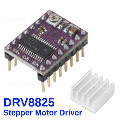 DRV8825 STEPPER MOTOR DRIVER HIGH CURRENT CARRIER REPRAP POLOLU IMPRES. 3D PRUSA