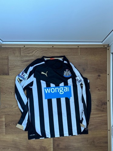 NEWCASTLE UNITED FC FOOTBALL JERSEY AWAY SHIRT 2014 2015 PUMA WONGA SIZE S