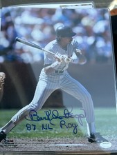 Benito Santiago Signed San Diego Padres Action 8x10 Photo w/ROY - (SCHWARTZ COA)