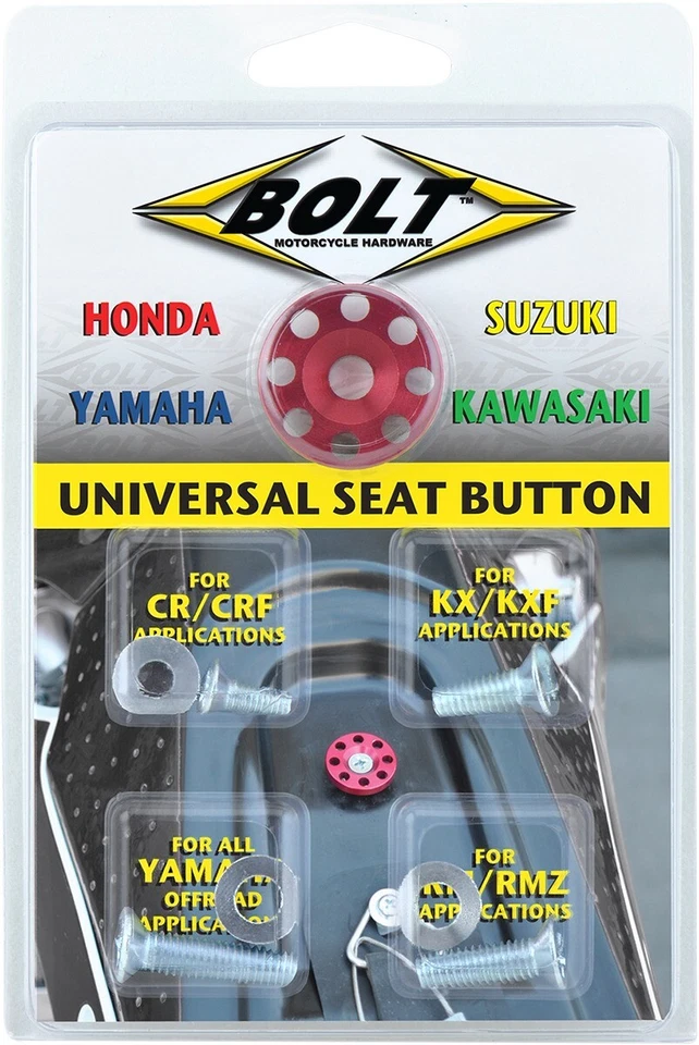 Universal Seat Button Bolt - Fits most Hon/Yam/Kaw/Suz BMH-SB - Image 2 of 2