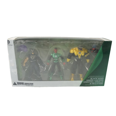 SDCC 2013 Green Lantern 4 Figure Pack Black Hand Dex Starr Arkillo Sinestro Con