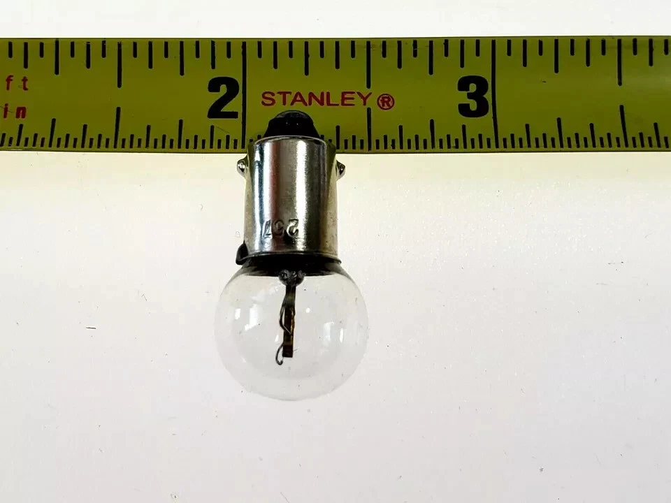 Bombilla 257 lámpara transparente intermitente base de contacto único para Chrysler 10 piezas A27 Foto 4 de 4