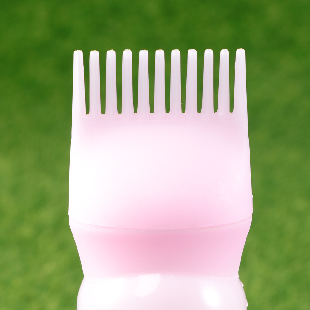 3PCS Hair Applicator Bottle Plastic Comb Bottle Comb Applicator Bottle for Hair