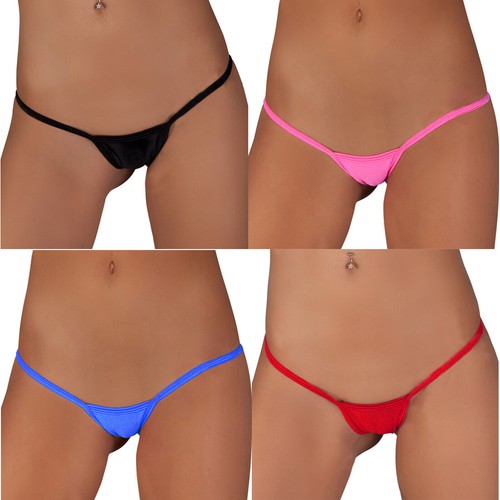 5er Pack Damen Unterwäsche G-string Mini Tanga Unterhose Slip Dessous Reizwäsche - Bild 7 von 35