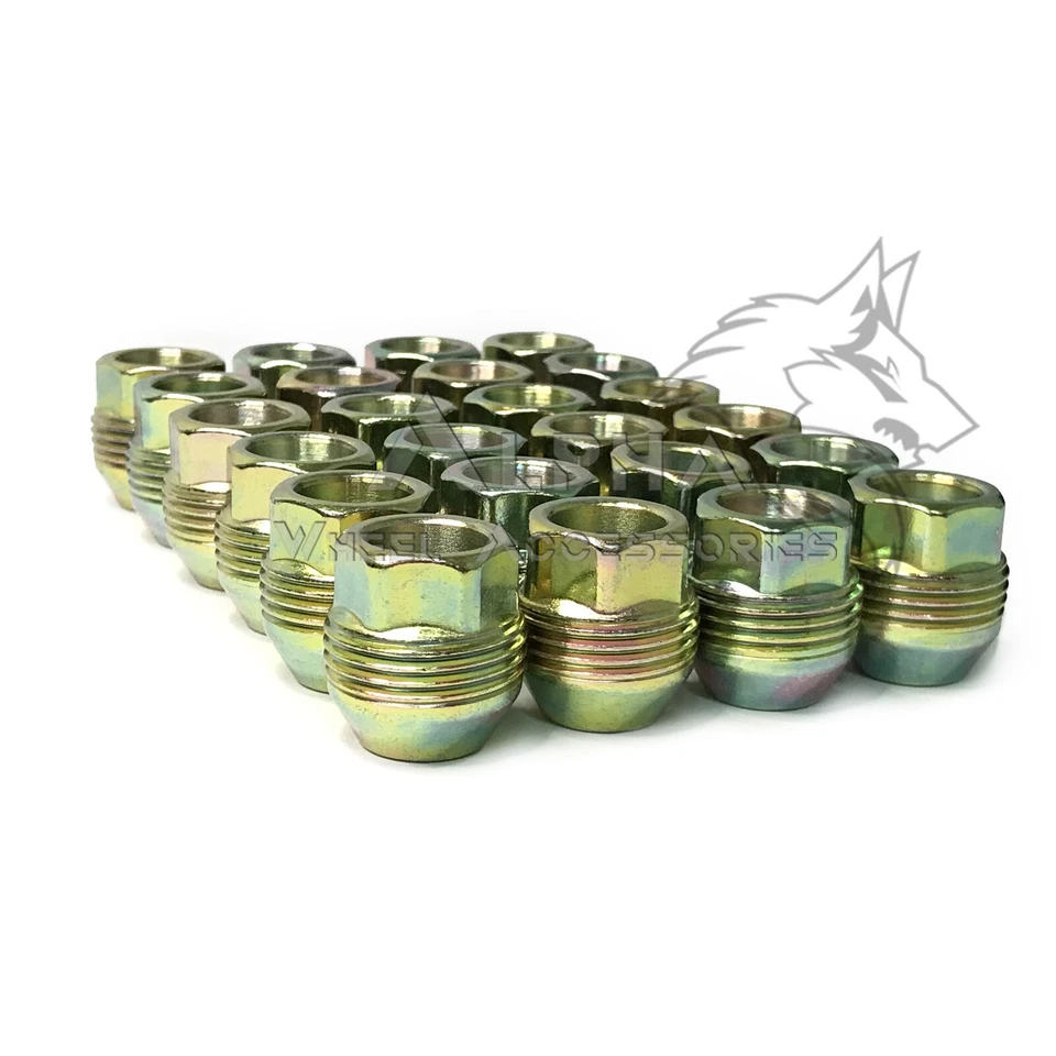 32 tuercas de doble rosca estilo fábrica GM 14x1,5 Chevy GMC Silverado 2500 3500 HD Foto 3 de 4