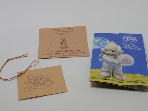 Precious Moments figurine The Lord Will Provide 523593 girl birds basket seeds - Picture 9 of 12
