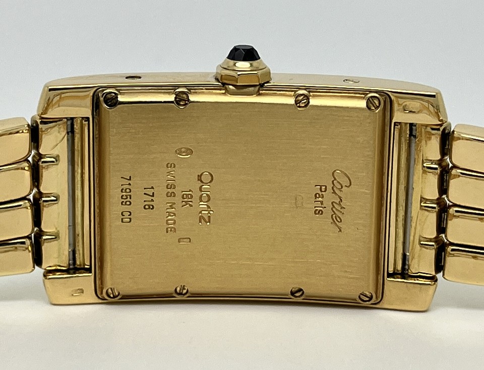 Cartier Tank Americaine 18ct Yellow Gold Serviced 23mm Gents Ladies