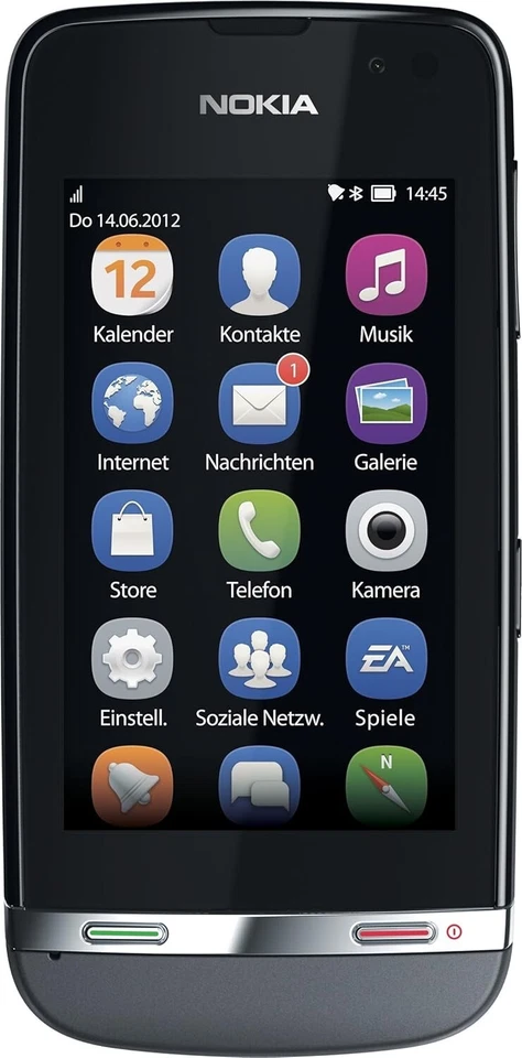 Nokia Asha 311 - Grey (Unlocked) Mobile Phone - Image 3 of 3