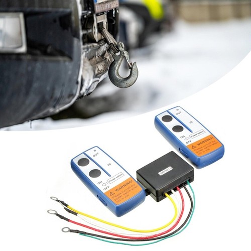 Wireless Electric Winch Remote Control Set for Trucks & ATVs with 100 Foot Range - Picture 2 of 8