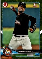 2018 Bowman Prospects CAMO (retail) #BP70 Merandy Gonzalez - Miami Marlins