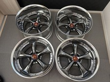 Jdm Work Vs-kf 185h Pcd114.3 Deep Rim Aluminum Wheels 4-book Setbrwo No Tires