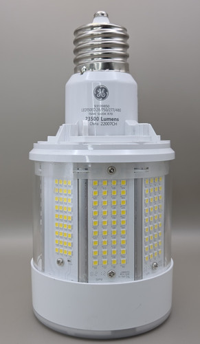 GE 150W LED Corn Bulb 480V 277V Industrial HID Retrofit ED28 5000K E39 23500Lm