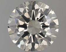 GIA Certified 0.57CT Natural Very Light Gray Round Cut SI2 Clarity Loose Diamond 1511.18 per carat