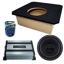 97-04 Chevy Corvette C5 & Z06 Alpine W12S4 12" Subwoofer Single Sub Box w/ Amp