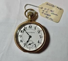 Antique Hamilton 940 Railroad Pocket Watch 21J 14K Yellow Gold Fill Works Runs