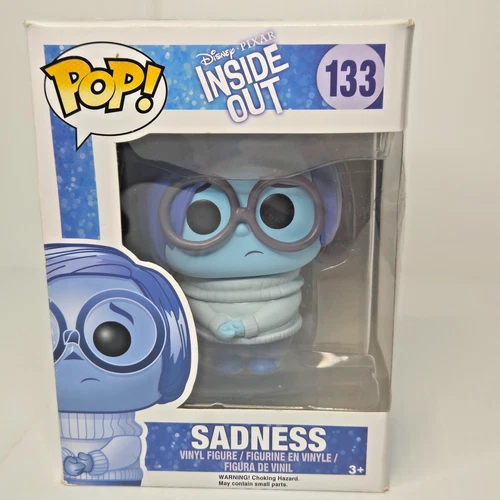 Funko Pop! Disney Pixar Inside Out Sadness #133 Series 1 Vinyl Figure in Box CIB