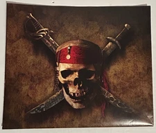 2003 Pirates of the Caribbean Promo Fold out Poster 21'X49.5" Rare Item